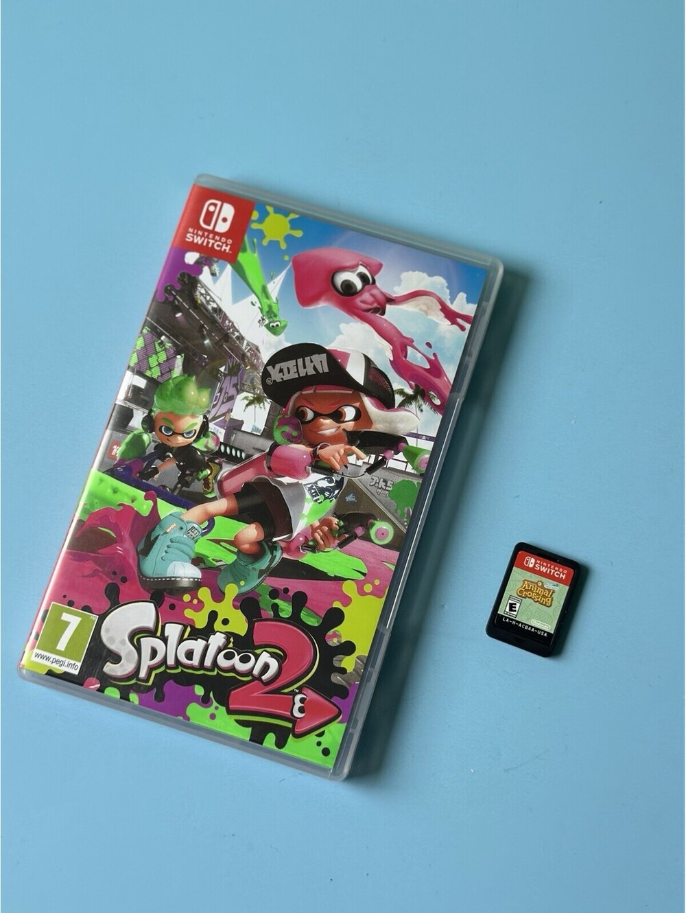 Animal Crossing: New Horizons + Splatoon 2 Games - Nintendo Switch